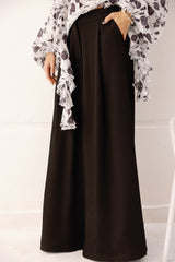 Relaxed Tailored Pants -BLACK