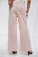 Straight Gabardine pants -PINK