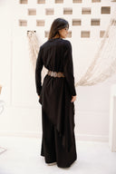 HIGH LOW T-SHIRT -BLACK