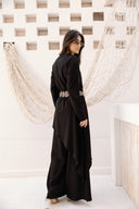 HIGH LOW T-SHIRT -BLACK