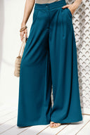 Relaxed Tailored Pants - PETROLEUM
