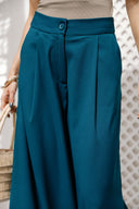 Relaxed Tailored Pants - PETROLEUM