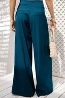 Relaxed Tailored Pants - PETROLEUM