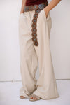 Classic Minimal Pants -Beige
