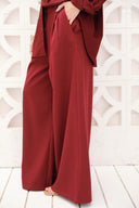 Classic Minimal Pants -MAROON