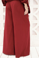 Classic Minimal Pants -MAROON