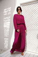 FLUTTER GRACE DRESS - PURPLE