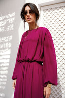 FLUTTER GRACE DRESS - PURPLE