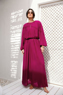 FLUTTER GRACE DRESS - PURPLE