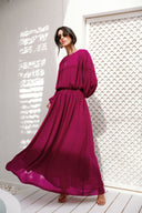 FLUTTER GRACE DRESS - PURPLE