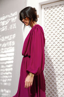 FLUTTER GRACE DRESS - PURPLE
