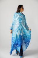 AZURE MOTION SWIM KIMONO  -BLUE