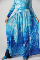AZURE MOTION SWIM SKIRT -BLUE