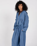 RIVA LINEN PANTS -BLUE