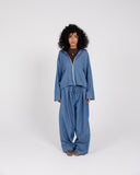 RIVA LINEN PANTS -BLUE