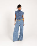 Denim Swirl Vest -ICED