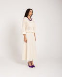 BRIGHT LACE BLOUSE -Beige