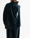 VEYRA BLOUSE -PETROLEUM