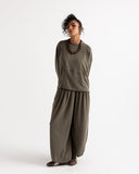 Aura Ribbed T-Shirt -OLIVE