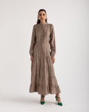 EFFORTLESS FLOW DRESS -CAFE