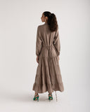 EFFORTLESS FLOW DRESS -CAFE