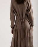 EFFORTLESS FLOW DRESS -CAFE