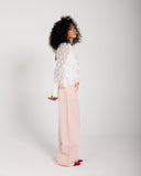 LACE MUSE BLOUSE -OFF WHITE