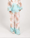 ABSTRACT TIE-DYE PANTS -PINK