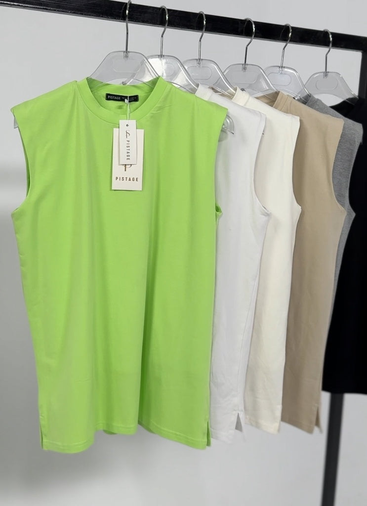 SLEEVELESS COTTON TOP – Pistage