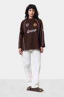 STRAIGHT GABARDINE PANTS-OFF WHITE
