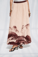 MAXI PLEATED SKIRT -SIMON