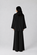 RELAXED OVERSIZED BLAZER -BLACK