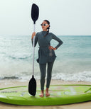 WAVES SWIMSUIT TOP -OLIVE
