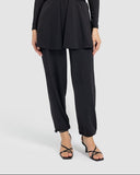 WIDE LEG SWIM PANT-BLACK