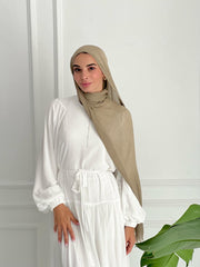 CRINKLE MODAL SCARF-OLIVE
