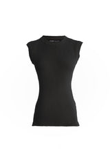 SLEEVELESS RIBBED TOP