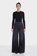 FULL LINED BASIC TOP - BLACK