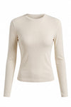 FULL LINED BASIC TOP -BEIGE