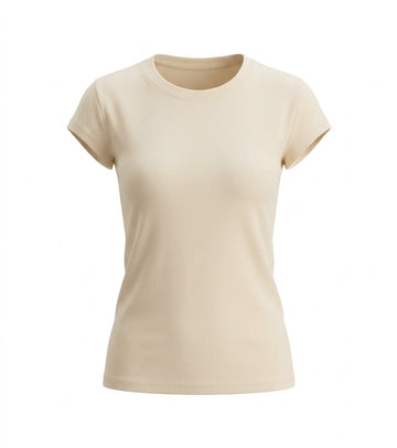 CORE BASIC TEE - Beige – Pistage