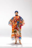 MARINA SWIM KIMONO - ORANGE