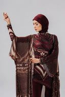 EMBER SWIM KIMONO - MAROON