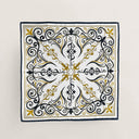 Arabesque Ivory Satin Long Scarf