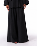 FLOWY ELEGANCE PANTS -BLACK
