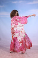 LILY ROSE SWIMSUIT KIMONO-FOSHIA