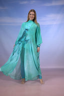 AQUA BLOOM SWIM KIMONO-LIGHT GREEN
