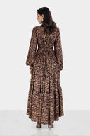 AMBER NAJESTY DRESS -BROWN
