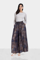 PATCHWORK PANTS -CAFE