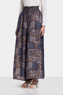 PATCHWORK PANTS -CAFE