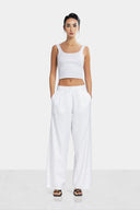 MINIMAL ELARA PANTS – WHITE