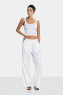 MINIMAL ELARA PANTS – WHITE